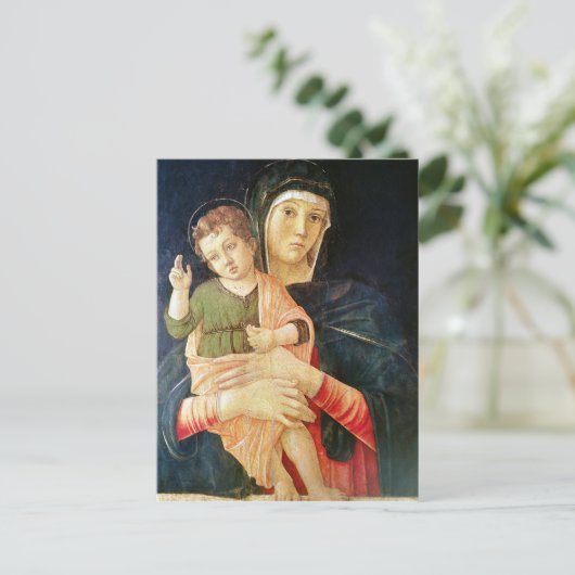 De Maagd en Kind Blessing, 1460-70 Briefkaart (Staand voorkant)