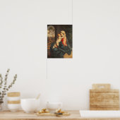 De Maagd en Kind Embracing Poster (Keuken)
