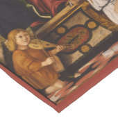 "De Maagd en Kind" kunst tafel runner Korte Tafelloper (Hoek)