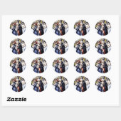 De Maagd en Kind met St. Martina Stickers (Vel)