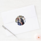 De Maagd en Kind met St. Martina Stickers (Envelop)