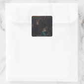 De Maagd Fainting, 1856 Vierkante Sticker (Tas)