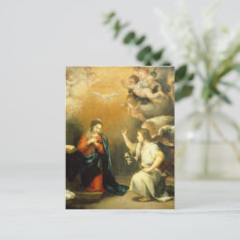 De maagd feestdagenkaart