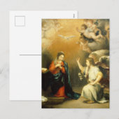 De maagd feestdagenkaart (Voorkant / Achterkant)