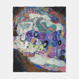 De maagd, Gustav Klimt Fleece Deken