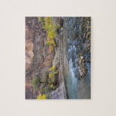 De maagd in de herfst in het Nationaal Park Zion Legpuzzel (Verticaal)