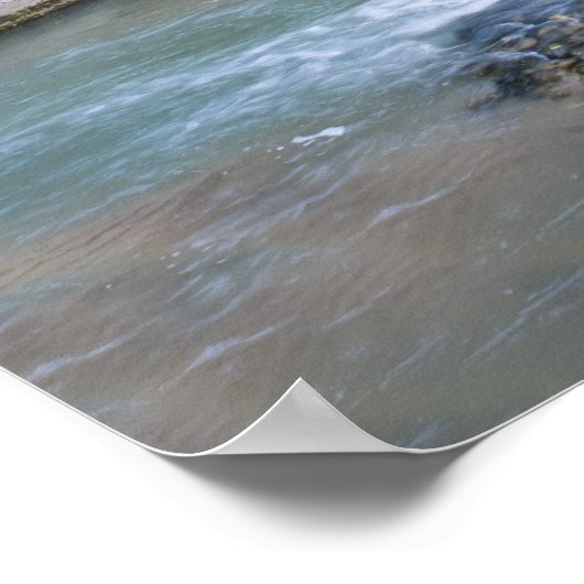 De maagd in de herfst in het Nationaal Park Zion Poster (Hoek)