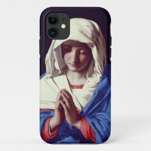 De Maagd in Prayer, 1640-50 (olie op doek) iPhone 11 Hoesje