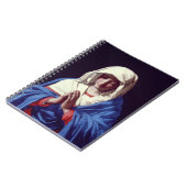 De Maagd in Prayer, 1640-50 (olie op doek) Notitieboek (Linkerzijde)