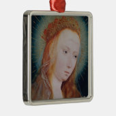 De maagd in Prayer Metalen Ornament (Rechts)