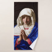 De maagd in Prayer, Sassoferrato Badhanddoek (Badhanddoek)