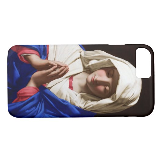 De maagd in Prayer, Sassoferrato Case-Mate iPhone Case (Achterkant (Horizontaal))