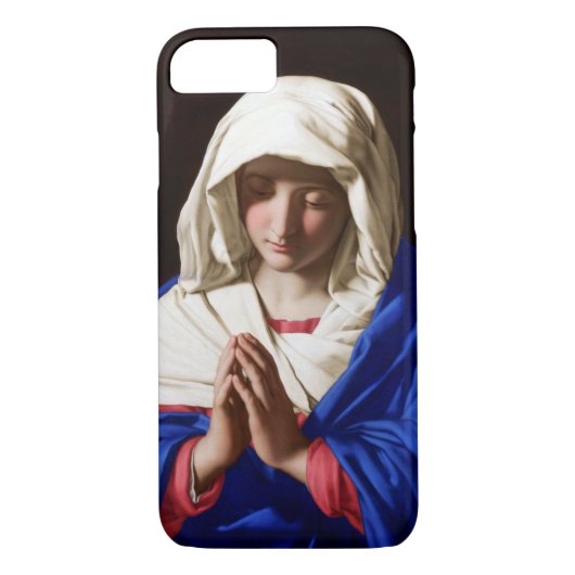 De maagd in Prayer, Sassoferrato Case-Mate iPhone Case (Achterkant)