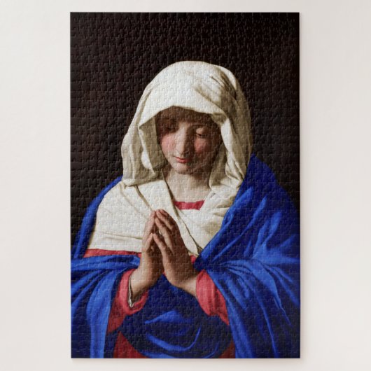 De maagd in Prayer, Sassoferrato Legpuzzel (Verticaal)