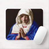 De maagd in Prayer, Sassoferrato Muismat (Met muis)