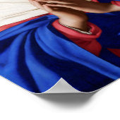 De maagd in Prayer, Sassoferrato Poster (Hoek)