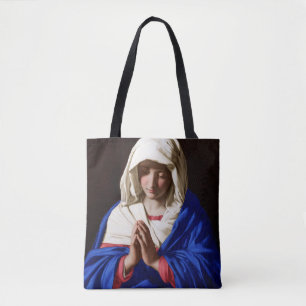 De maagd in Prayer, Sassoferrato Tote Bag
