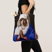 De maagd in Prayer, Sassoferrato Tote Bag (Dichtbij)