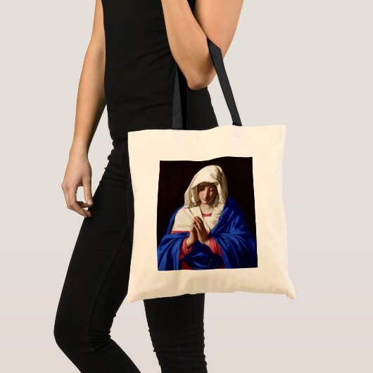 De maagd in Prayer, Sassoferrato Tote Bag (Voorkant (product))