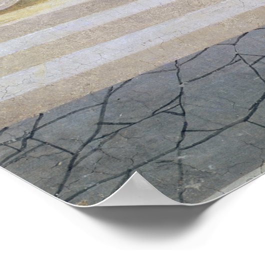 De Maagd Maria die de trap opstijgt Poster (Hoek)