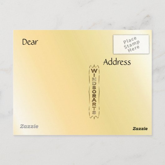 De Maagd Maria en het kind Jezus Briefkaart (Achterkant)