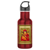 De Maagd Maria en het kind Jezus Waterfles (Voorkant)