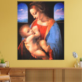 De Maagd Maria geeft borstvoeding aan het Christus Canvas Afdruk (Insitu (Woonkamer))