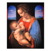 De Maagd Maria geeft borstvoeding aan het Christus Foto Afdruk (Voorkant)