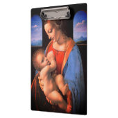 De Maagd Maria geeft borstvoeding aan het Christus Klembord (Links)