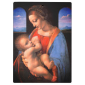 De Maagd Maria geeft borstvoeding aan het Christus Klembord (Achterkant)