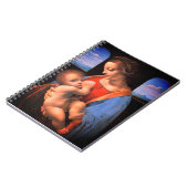 De Maagd Maria geeft borstvoeding aan het Christus Notitieboek (Linkerzijde)