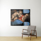 De Maagd Maria geeft borstvoeding aan het Christus Wandkleed (In Situ (horizontaal))