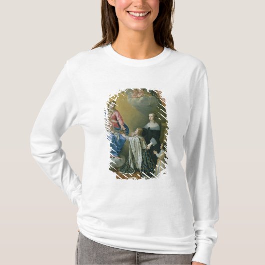 De Maagd Maria geeft de kroon en de scepter T-shirt (Voorkant)