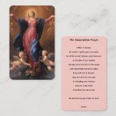 De Maagd Maria Hemelvaart Kaart Visitekaartje (Voorkant / Achterkant)