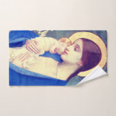De Maagd Maria & het kindje Jezus Renaissance Gena Bad Handdoek (Handdoek)