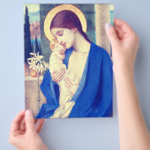De Maagd Maria & het kindje Jezus Renaissance Gena Flyer (Hand)
