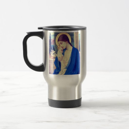 De Maagd Maria & het kindje Jezus Renaissance Gena Reisbeker (Links)