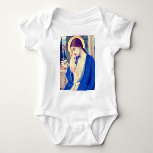 De Maagd Maria & het kindje Jezus Renaissance Gena Romper (Voorkant)
