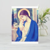 De Maagd Maria & het kindje Jezus Renaissance Gena Save The Date (Staand voorkant)