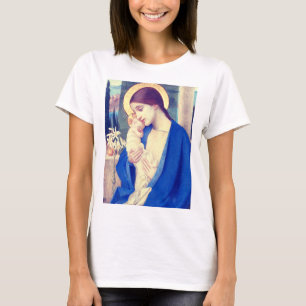 De Maagd Maria & het kindje Jezus Renaissance Gena T-shirt