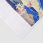De Maagd Maria & het kindje Jezus Renaissance Gena Tissuepapier (Detail)