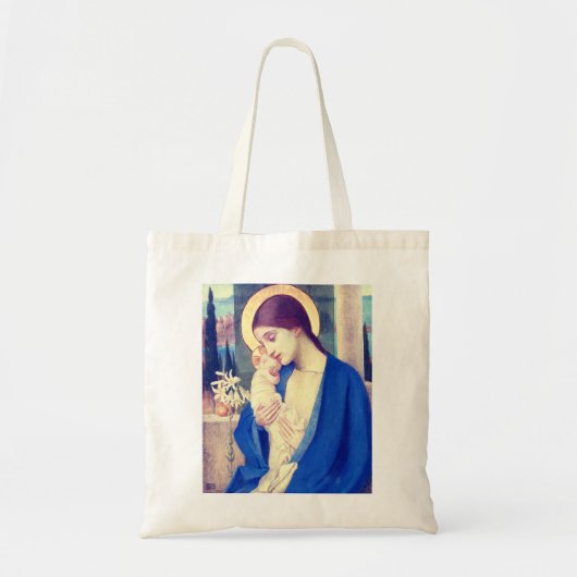 De Maagd Maria & het kindje Jezus Renaissance Gena Tote Bag (Voorkant)