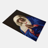 De Maagd Maria in gebed Deurmat (Schuin)