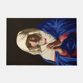 De Maagd Maria in gebed Deurmat
