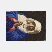 De Maagd Maria in Prayer Fleece Deken (Voorkant (Horizontaal))