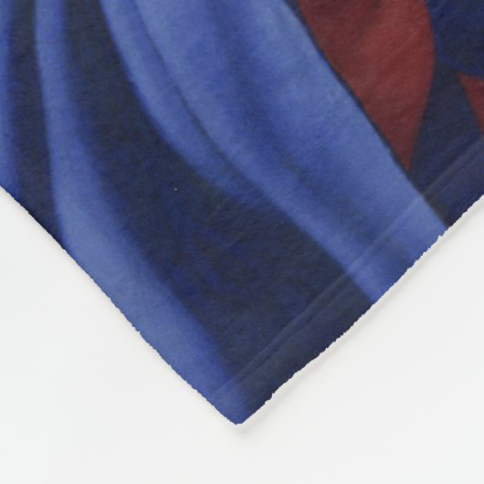 De Maagd Maria in Prayer Fleece Deken (Hoek)