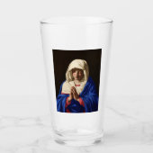 De Maagd Maria in Prayer Glas (Voorkant)