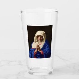 De Maagd Maria in Prayer Glas