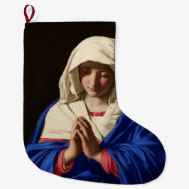 De Maagd Maria in Prayer Grote Kerstsok