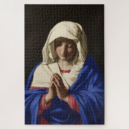 De Maagd Maria in Prayer Legpuzzel (Verticaal)